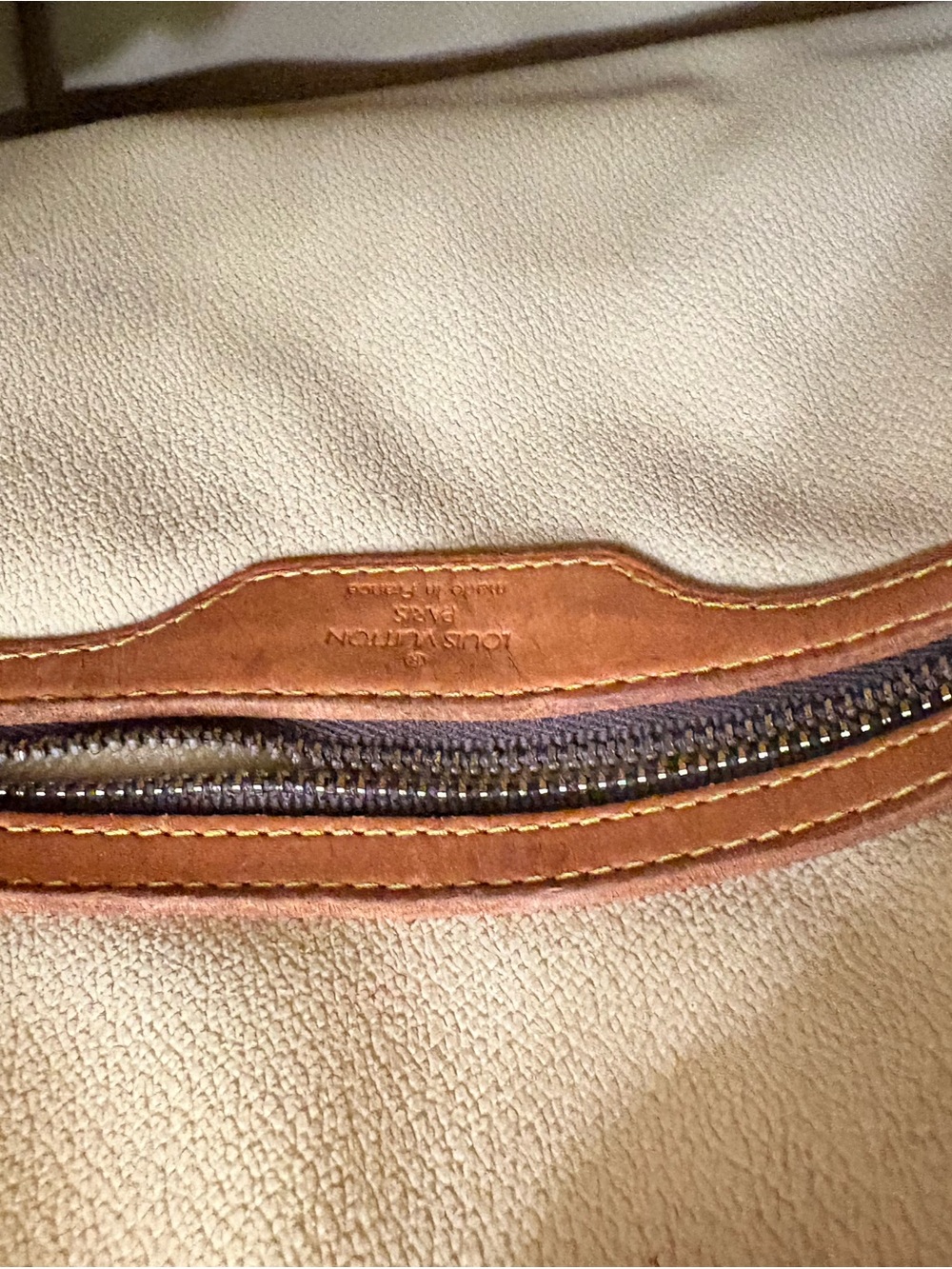 Louis Vuitton Monogram Vertical Bucket Bag in Brown and Tan - Picture 2 of 12